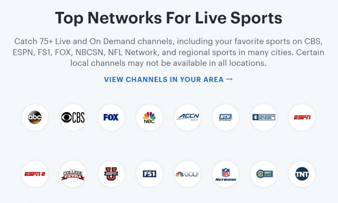 Watch live sports on Hulu