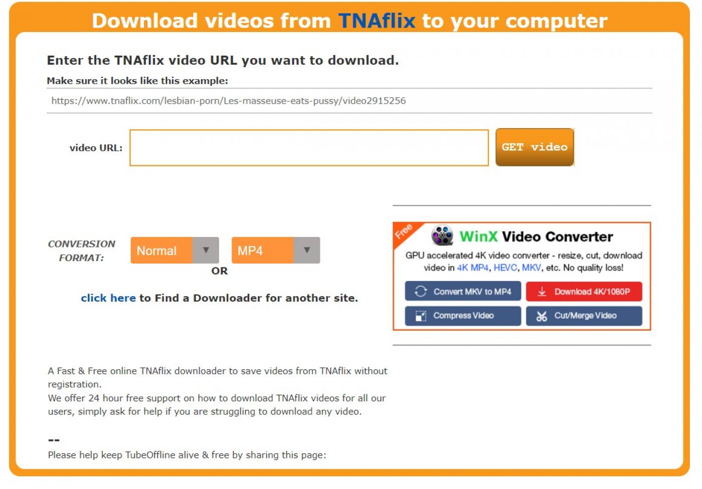 download tnaflix video
