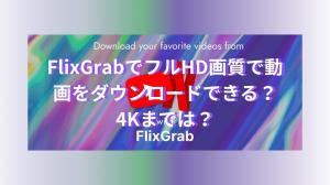 Posso scaricare video in termini di qualità HD su FlixGrab, fino a 4K?