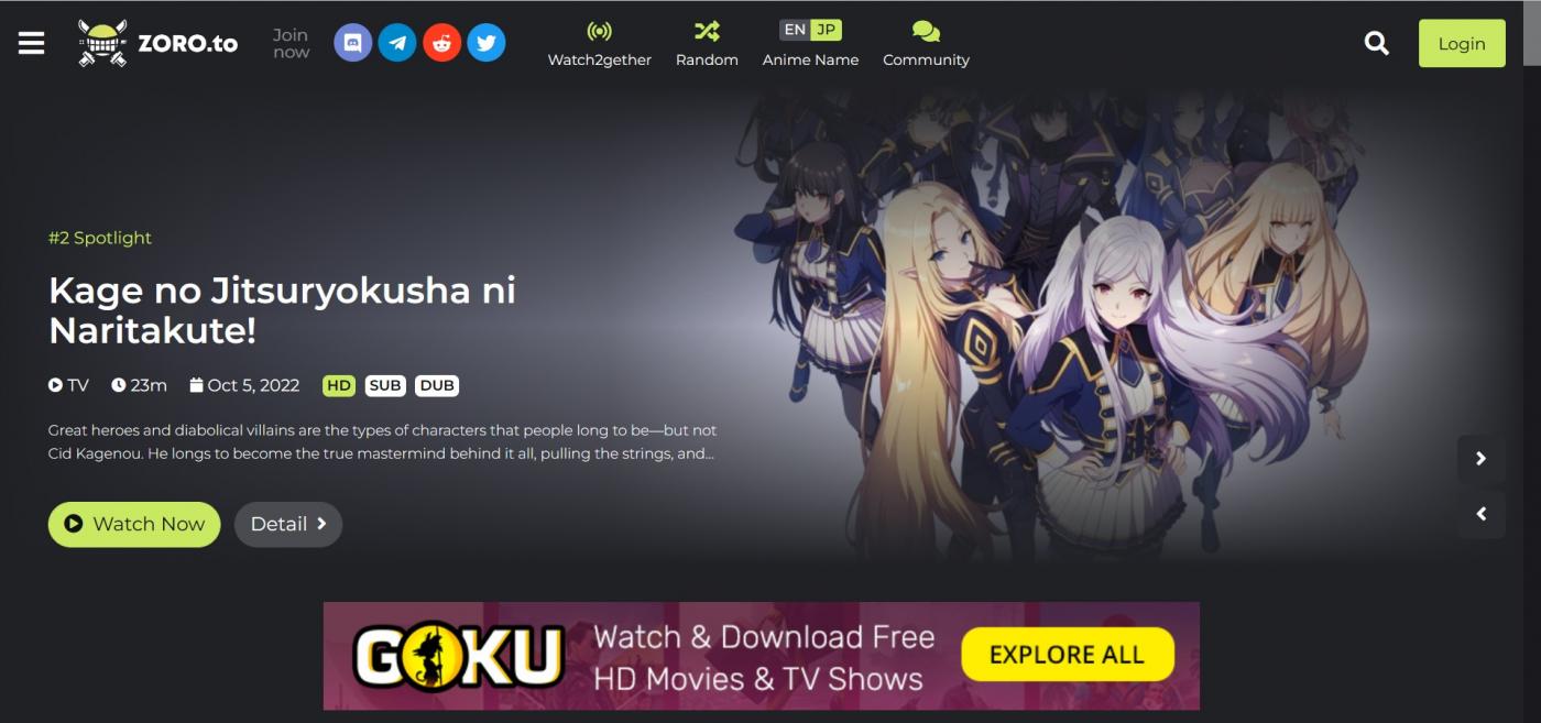 Top 15 Best Sites Like Zoroto to Watch Free Anime