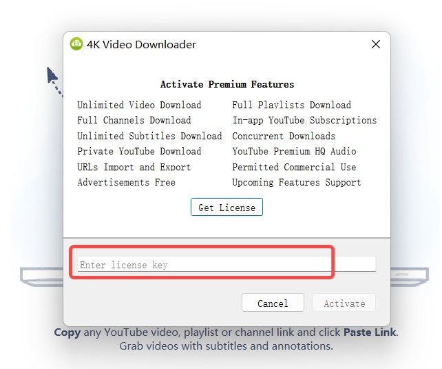 4k video downloader key скачать