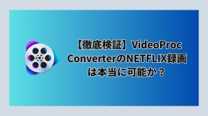 Is it really possible to record NETFLIX with VideoProc Converter?