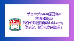 管道的客觀審查&amp;NICO錄製了12+視頻轉換器Pro，並充分說明瞭如何使用它及其價格！