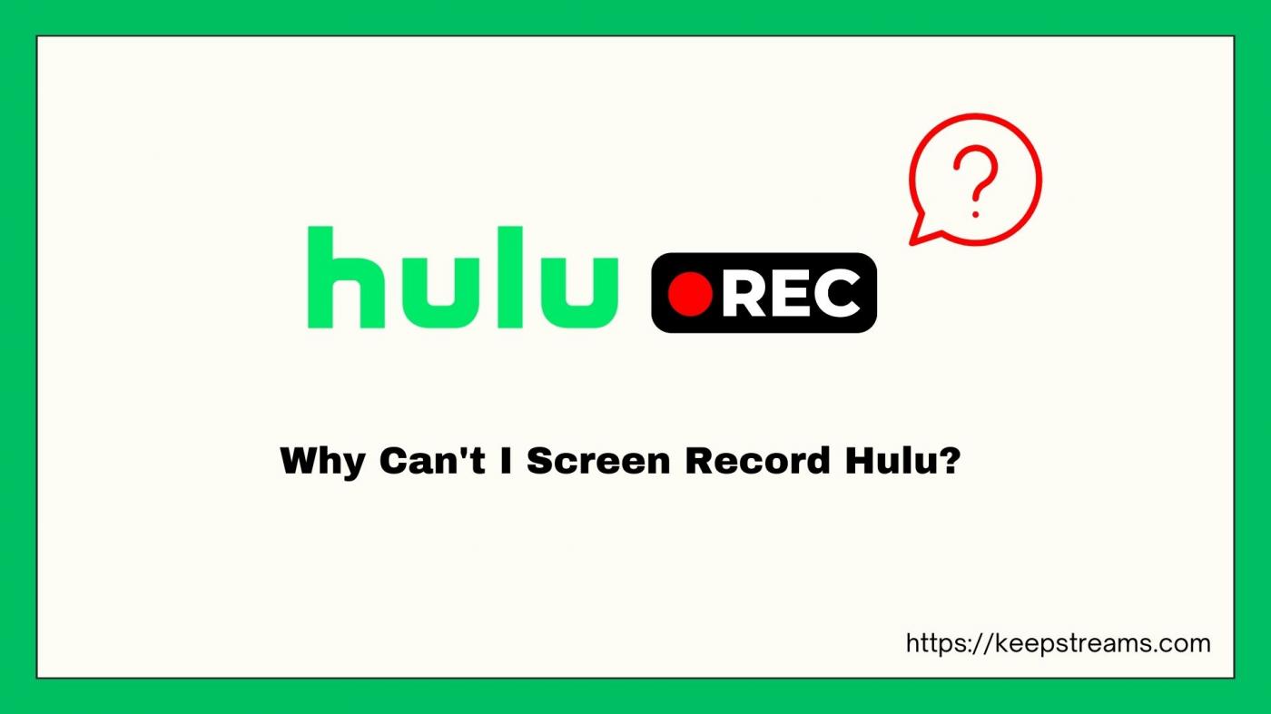 (Solved) Why Can't I Screen Record Hulu?